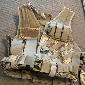 Army surplus tactical vest.